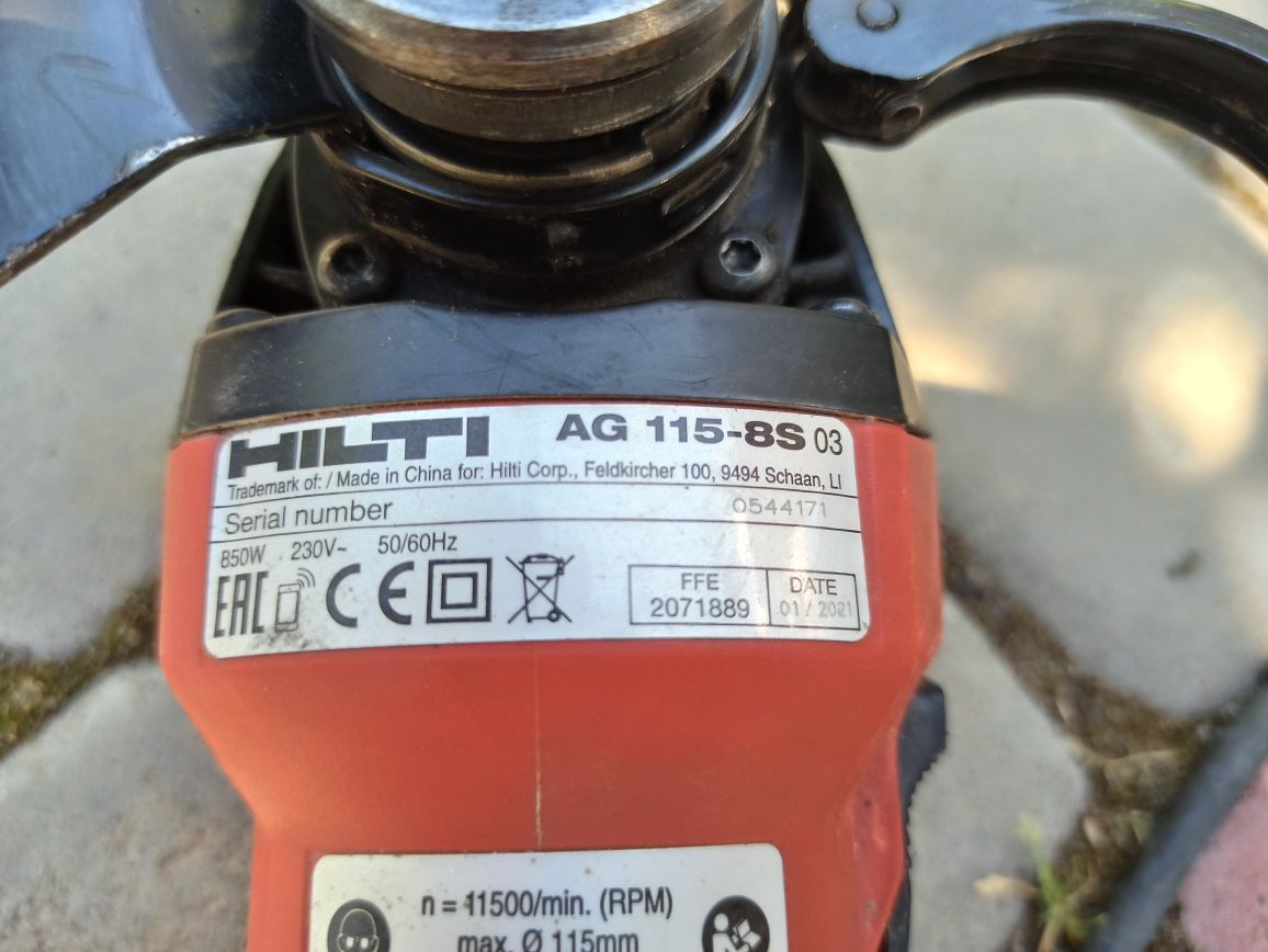 Продам болгарки Hilti AG 115 8S, Bosch PWS 700-115