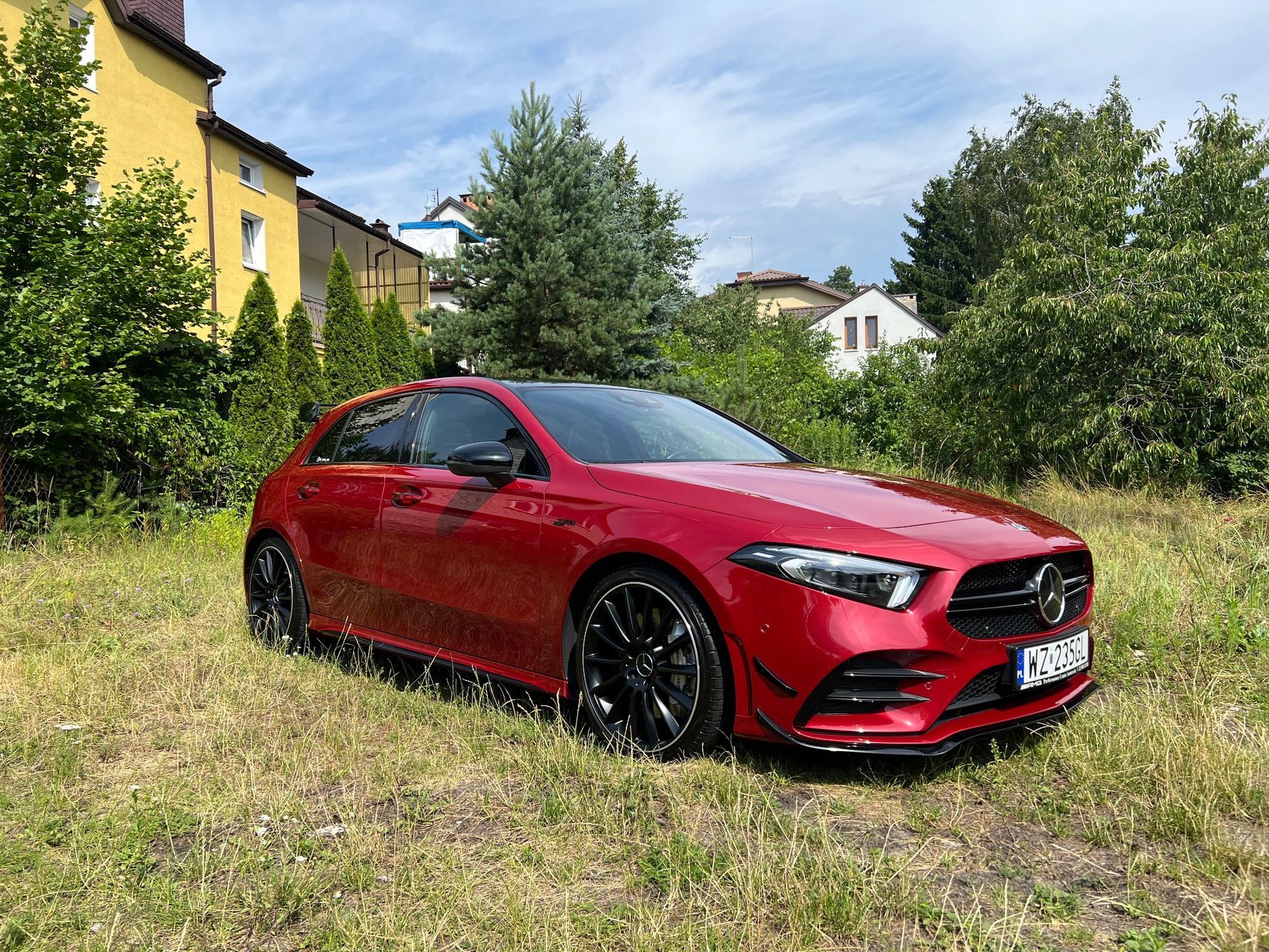 Mercedes-Benz Klasa A A35 AMG, bezwypadkowy, manufaktur, kubełki, skóra
