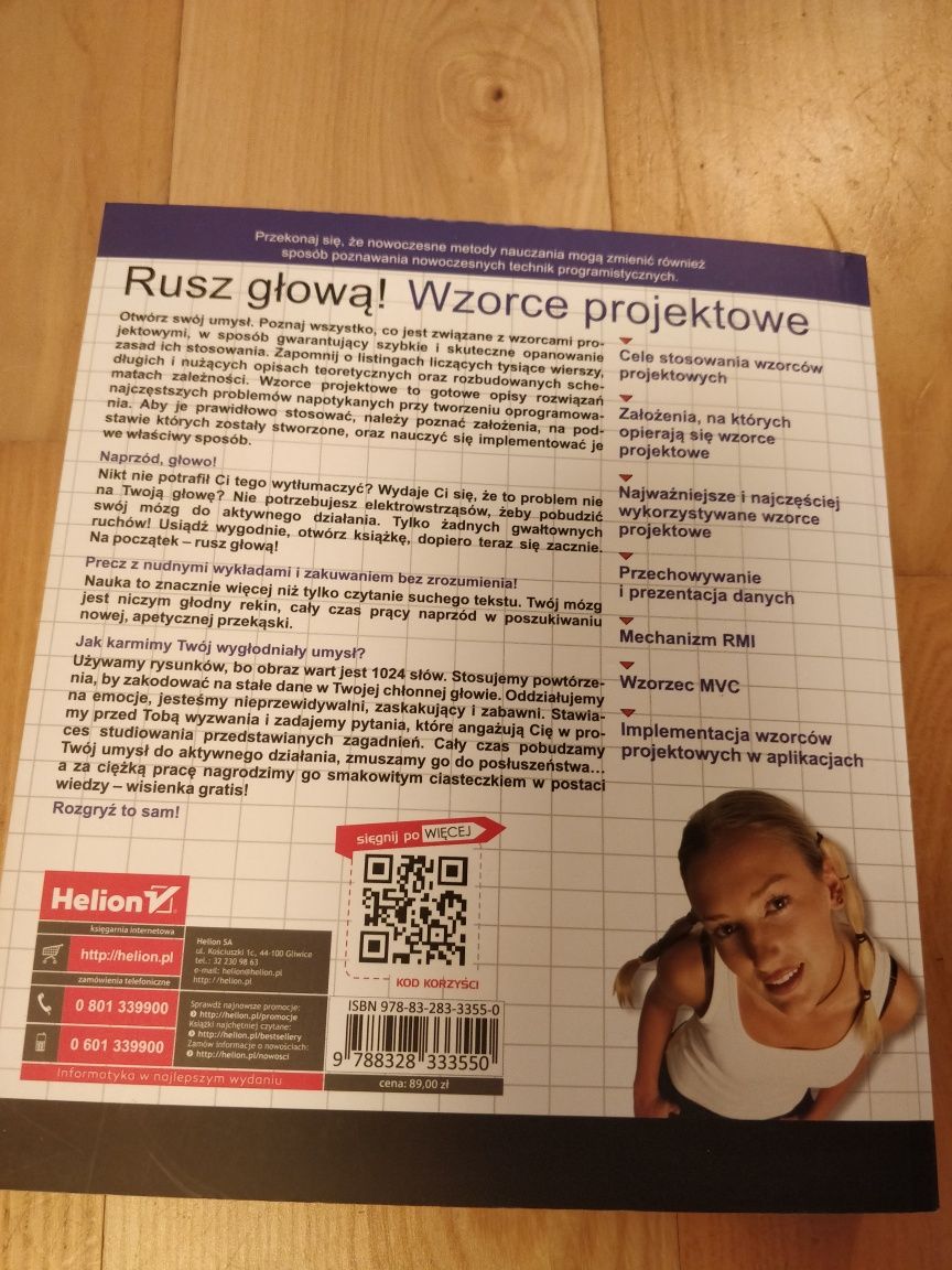 Wzorce projektowe. Rusz głową!
Eric Freeman, Bert Bates, Kathy Sierra,
