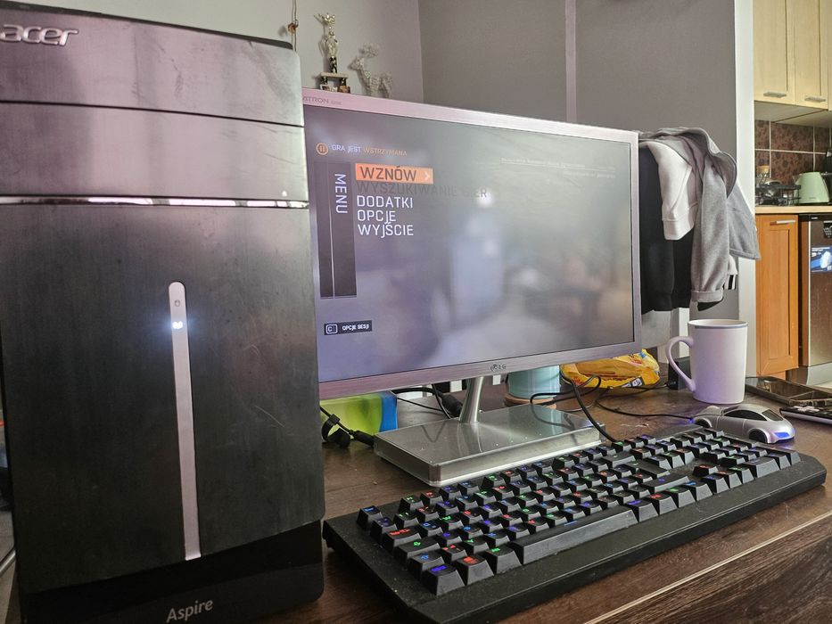 Zestaw komputerowy do gierek