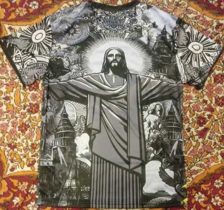 Religijna koszulka z wizerunkiem Jezusa Chrystusa