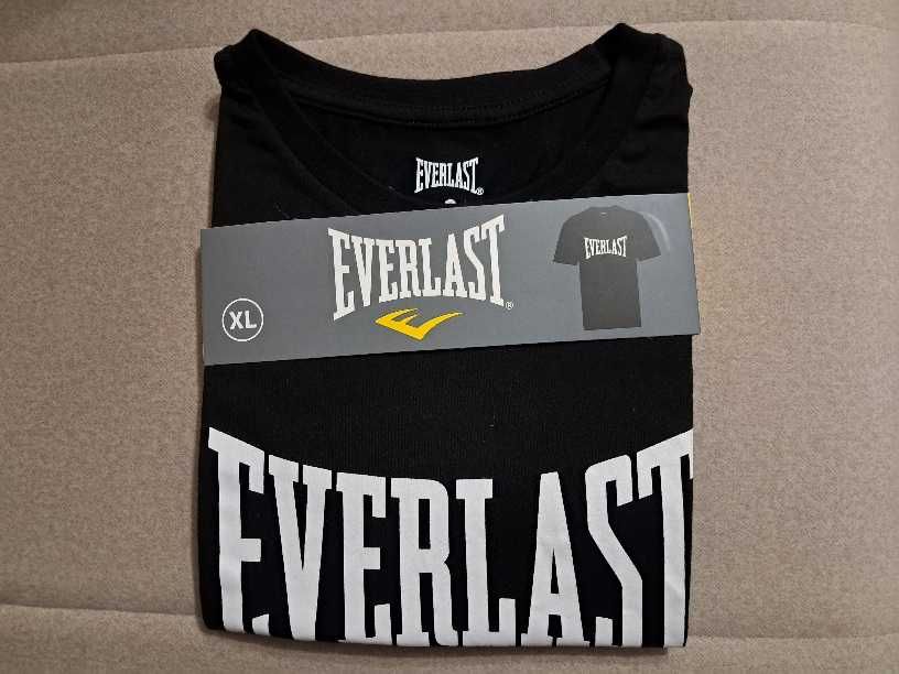T-shirt koszulka męska EVERLAST czarna rozmiar XL nowa