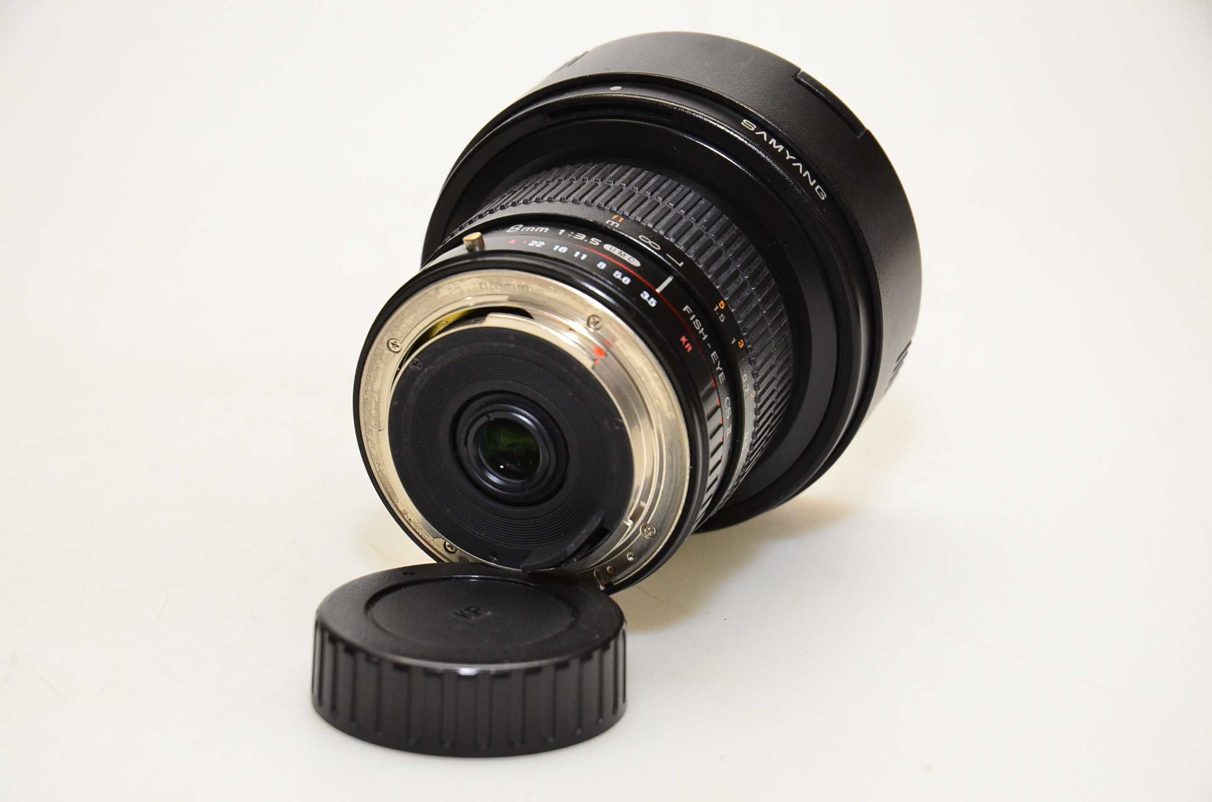 Obiektyw Samyang Pentax K 8mm F3.5 UMC Fisheye CS II