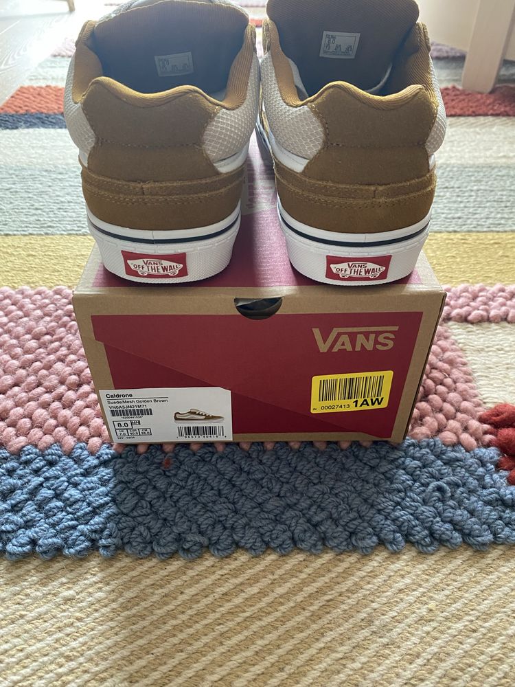 Vans Caldrone Suede/Mesh Golden Brown rozmiar 40.5