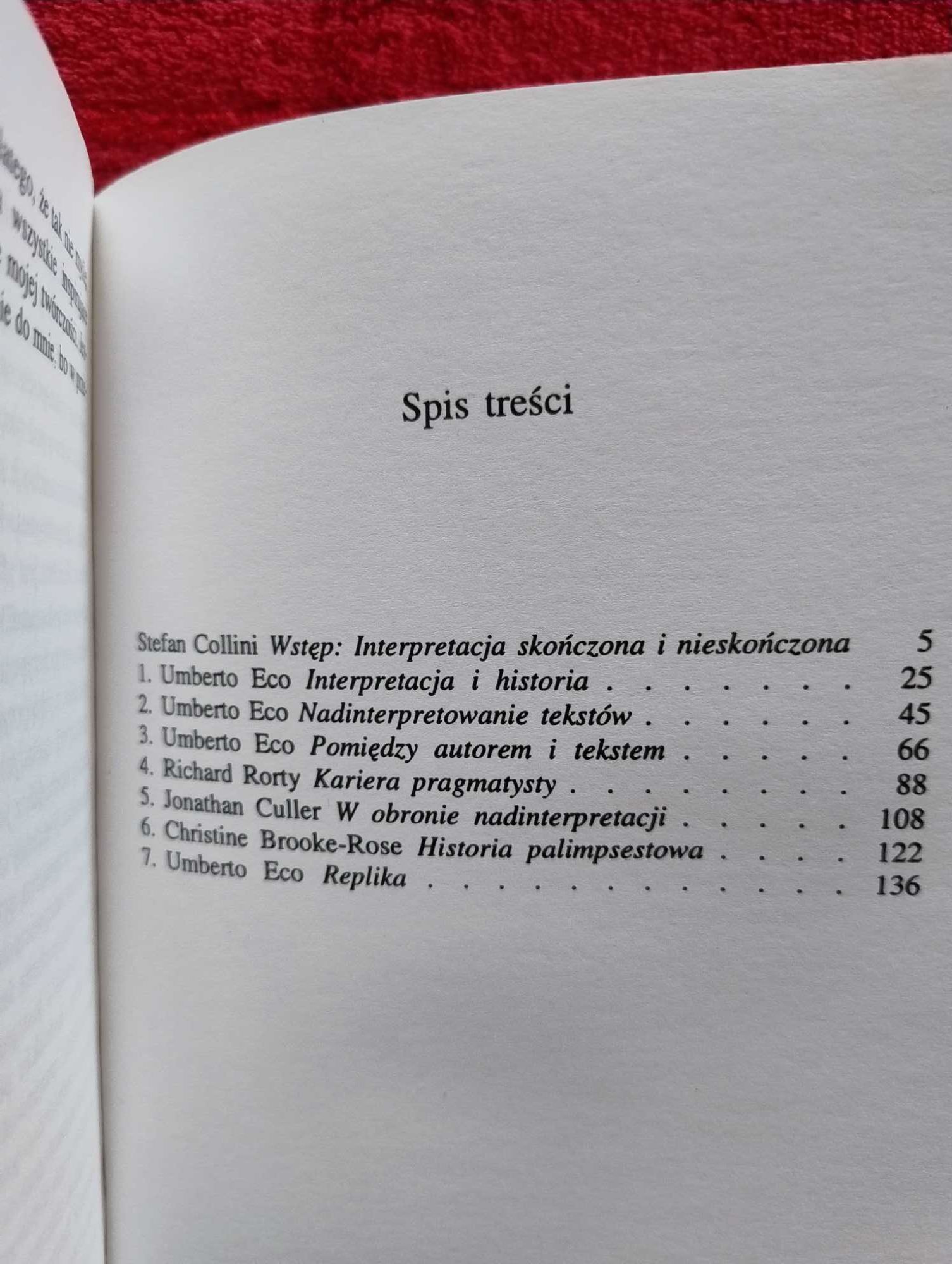 Umberto Eco - Interpretacja i nadinterpretacja