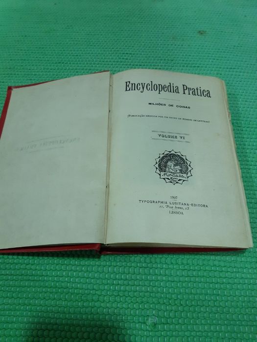 Livro antigo - Encyclopédia Prática - Vol VI