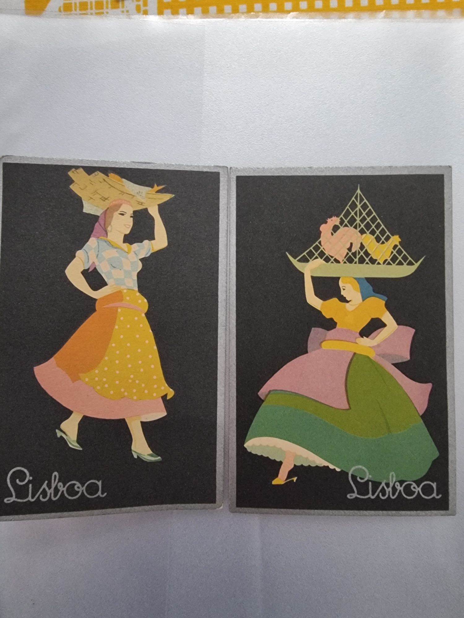 4 postais de lisboa antigos