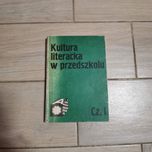 Książka pedagogiczna Kultura literacka w przedszkolu