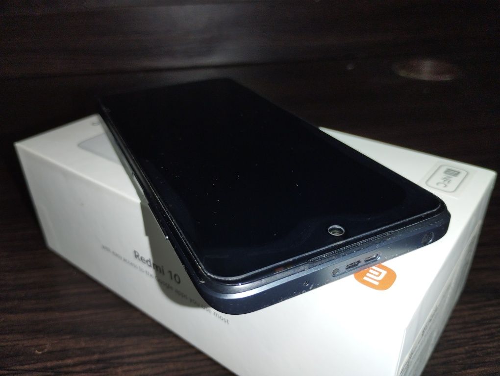 Redmi 10 4+1 :64gb NFC Carbon Grey