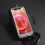 DUŻA opaska ETUI na RAMIĘ do BIEGANIA na TELEFON 6.3'' neoprenowa