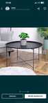 Stolik metalowy okragly ikea 75 cm