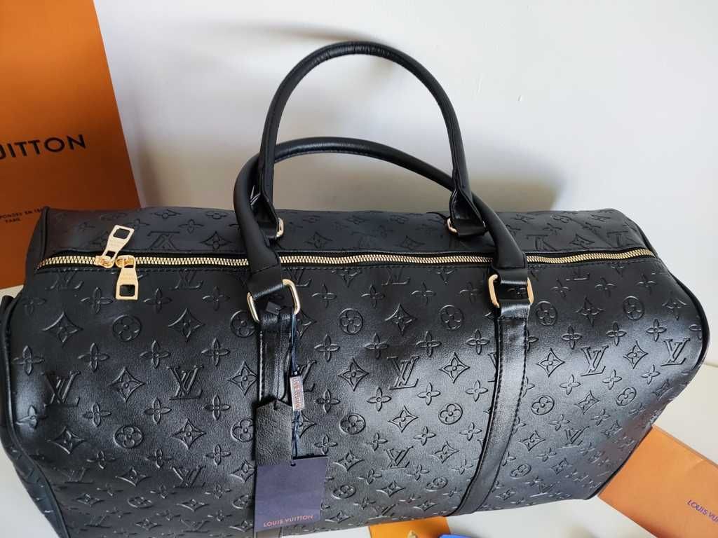 Louis Vuitton Torba podróżna, na siłownię, weekendowa, skóra 90-43