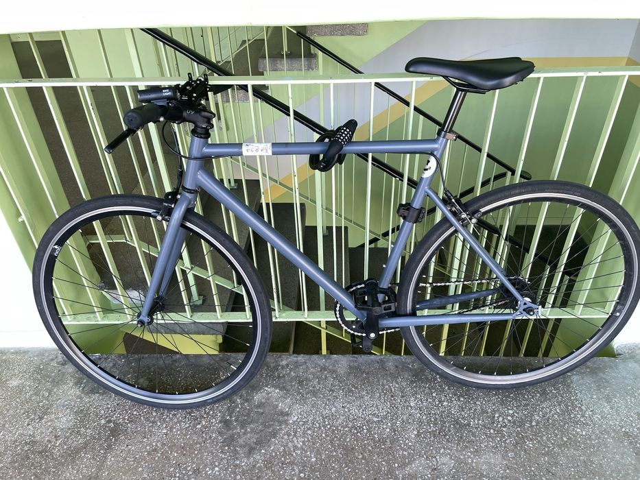 Rower Elops 500 Single Speed rozmiar L – niebieski