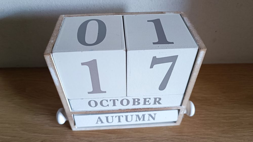 Kalendarz na biurko język angielski