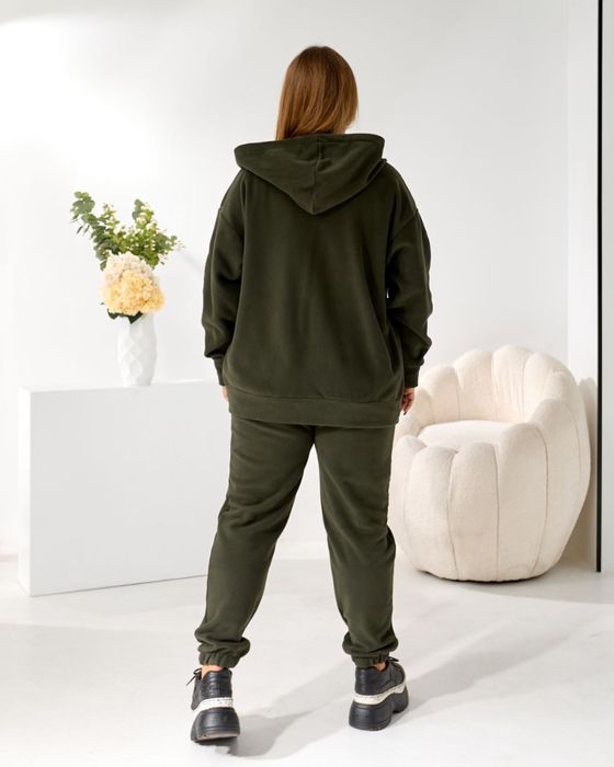 Жіночий спортивний костюм двосторонній фліс  48-50 52-54 56-58