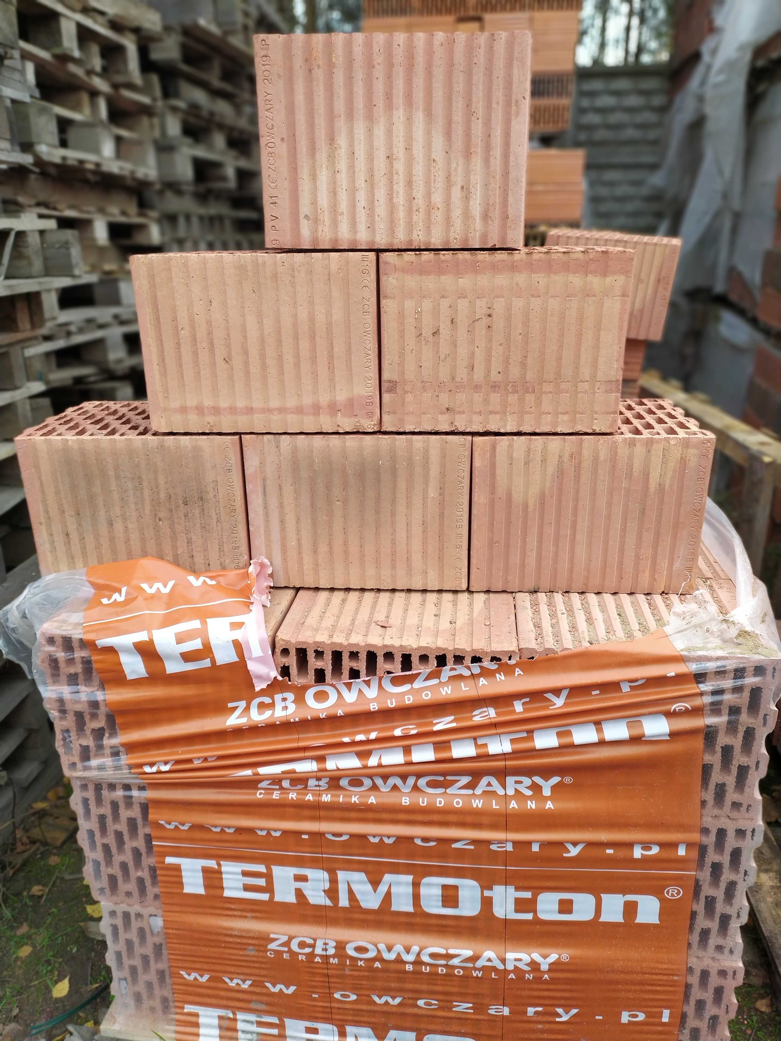 Pustak ceramiczny Termoton 25 P+W Owczary cegła dostawa