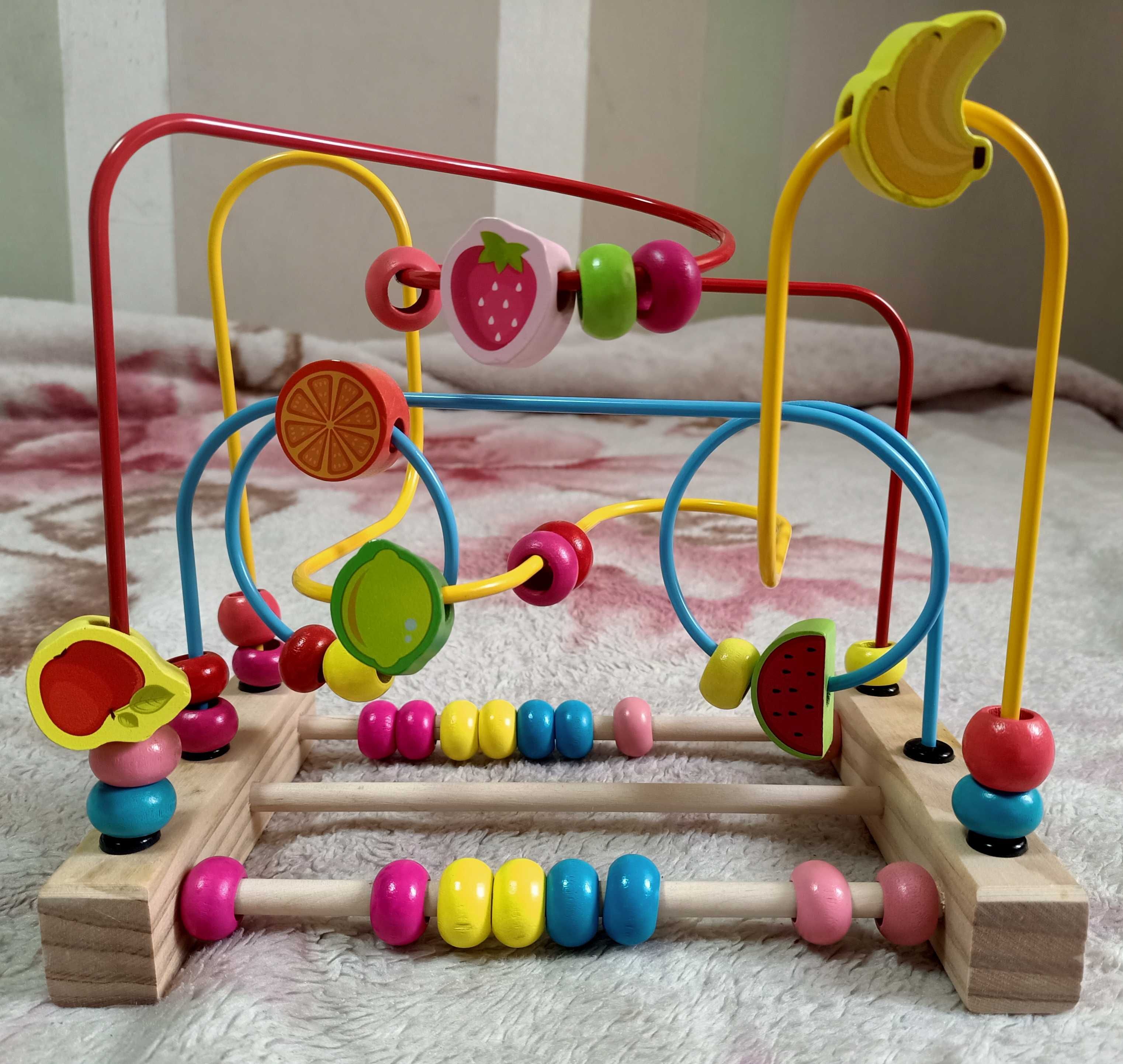 Пальчикова іграшка, дитячий дерев'яний лабіринт
