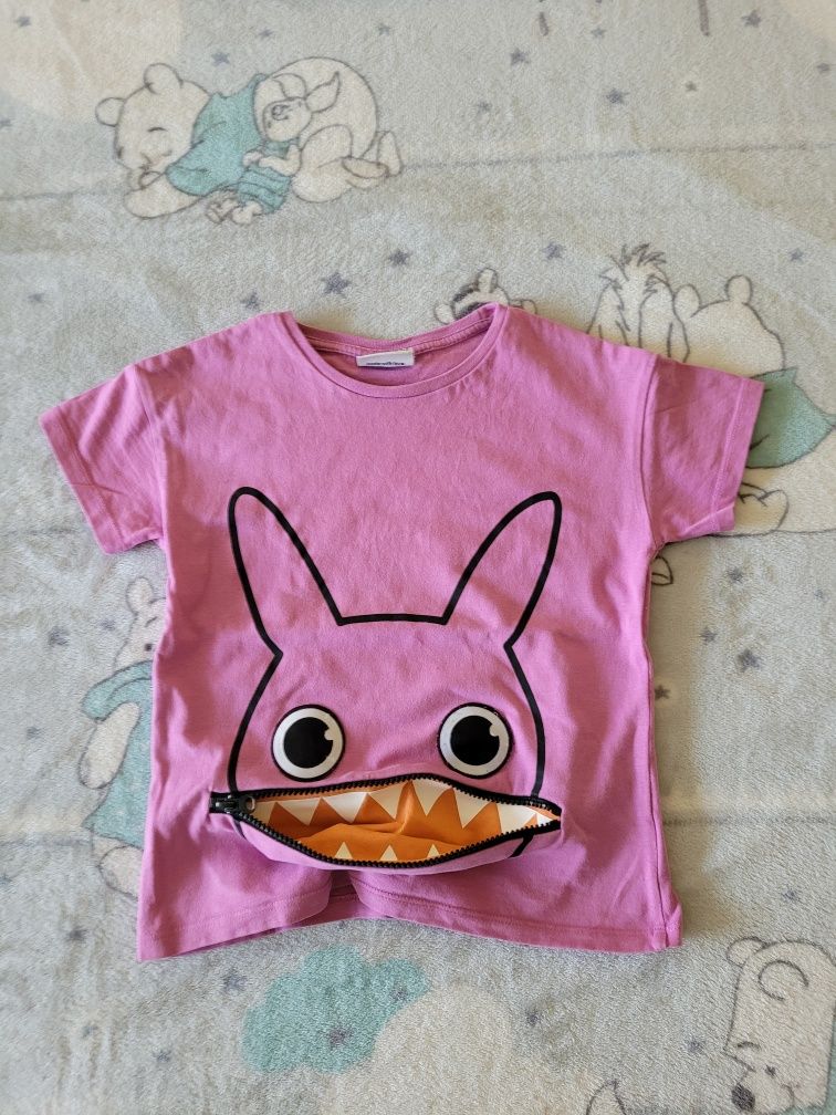Spodnie i bluzy r. 110 dla dziewczynki
