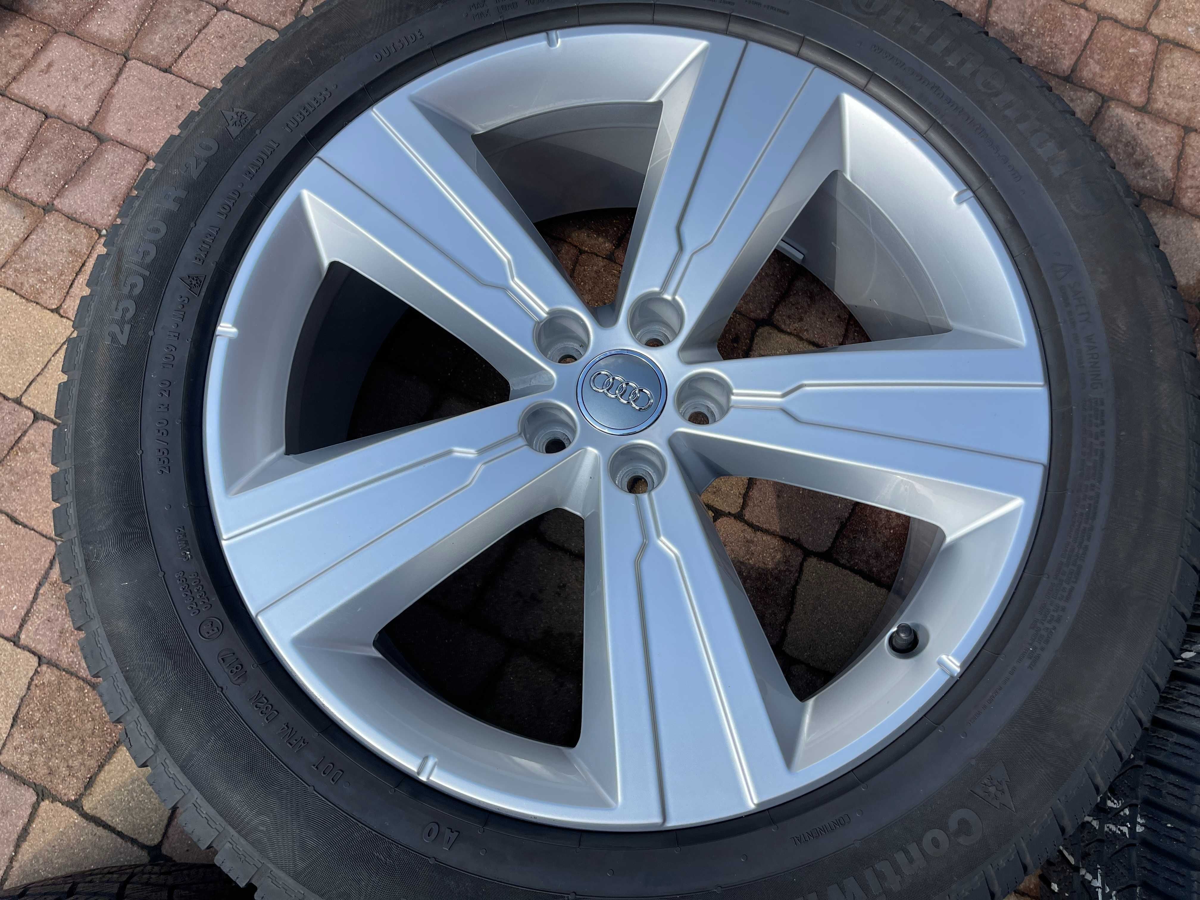 3809. Koła zimowe Audi Q7 4M 5x112 ET28 oryginalne 255/50/20