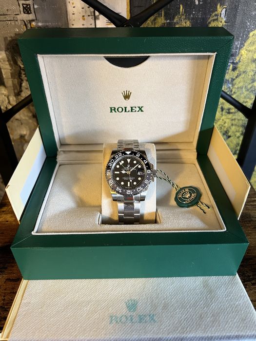 Rolex GMT Master 2 Silver/Black