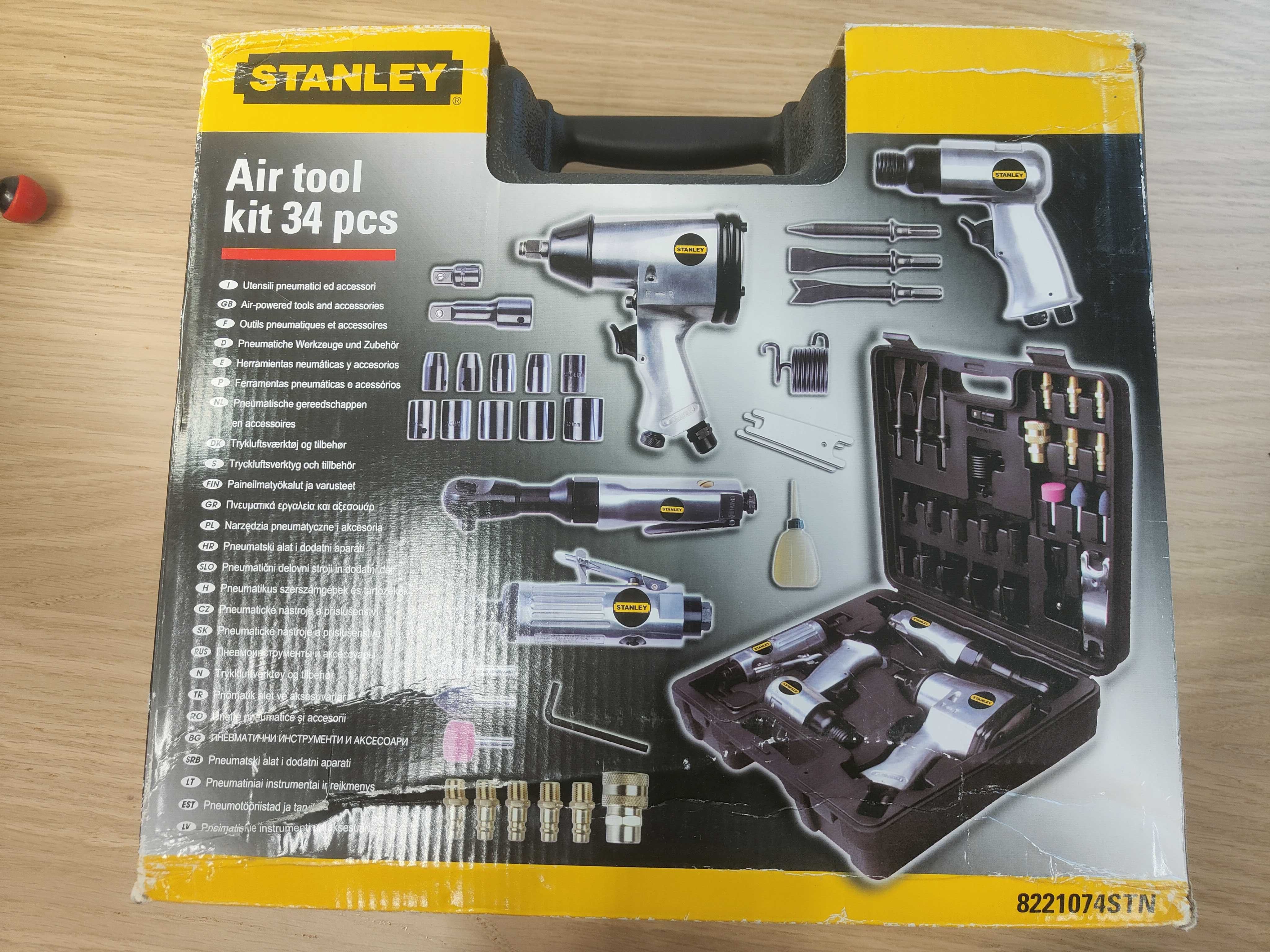 Zestaw narzędzi Stanley Air tool kit 34 pcs