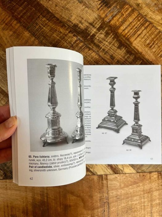 Księżycowy blask sreber Srebra stołowe XIX XX w. katalog