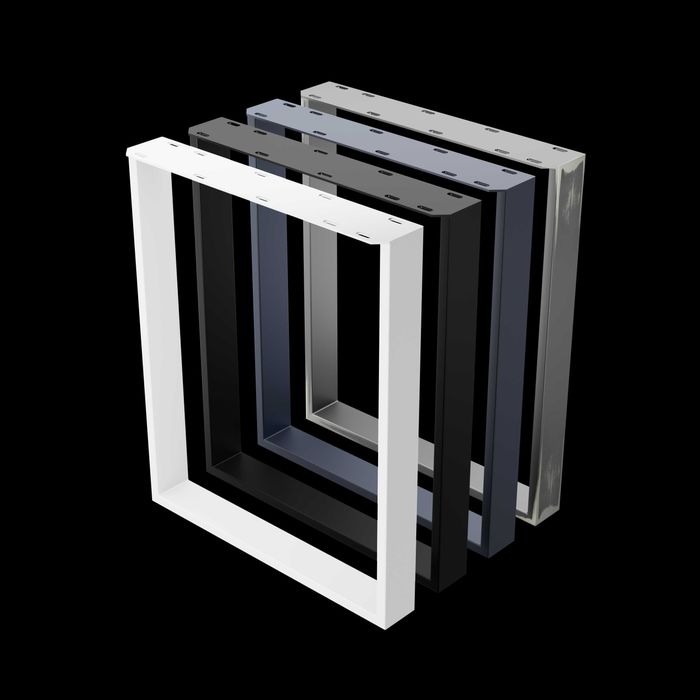 WYPRZEDAŻ!2x STABILNE metalowe Nogi do stołu loft, 60, 70, 80 x 72 cm
