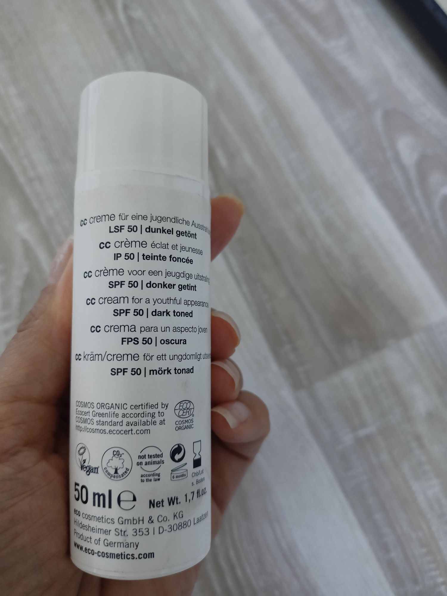 ECO COSMETICS Fluid podkład dark toned spf 50 cc ceam