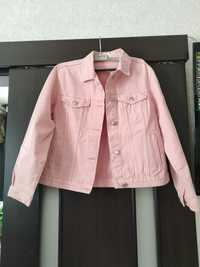 Продам курточку джинсова рожева в гарному стані