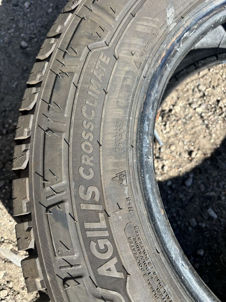 235/65 R16C wielosezonowe 2szt MICHELIN 9mm 2022 montaz wysylka