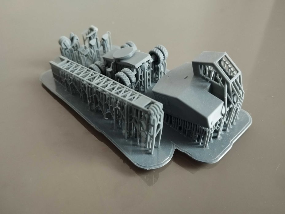 Model żurawia Fuchs 301 - zestaw żywiczny w skali H0 1/87