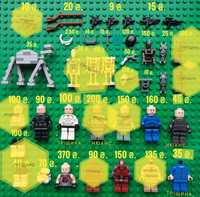 Lego Star wars, мініфігурки та деталі.