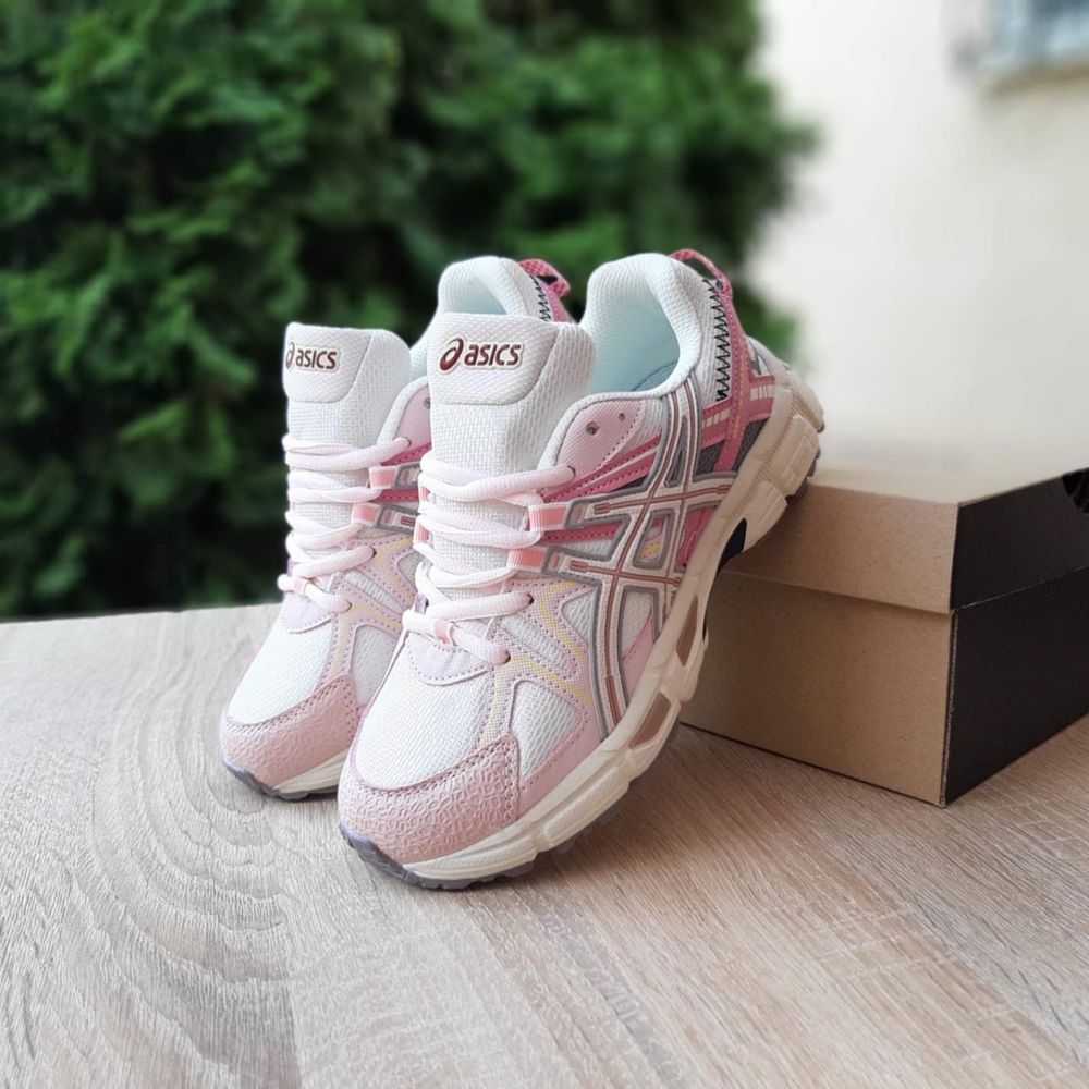 Asics Gel Kahana 8 Білі з рожевим  кросовки кросівки кеди взуття