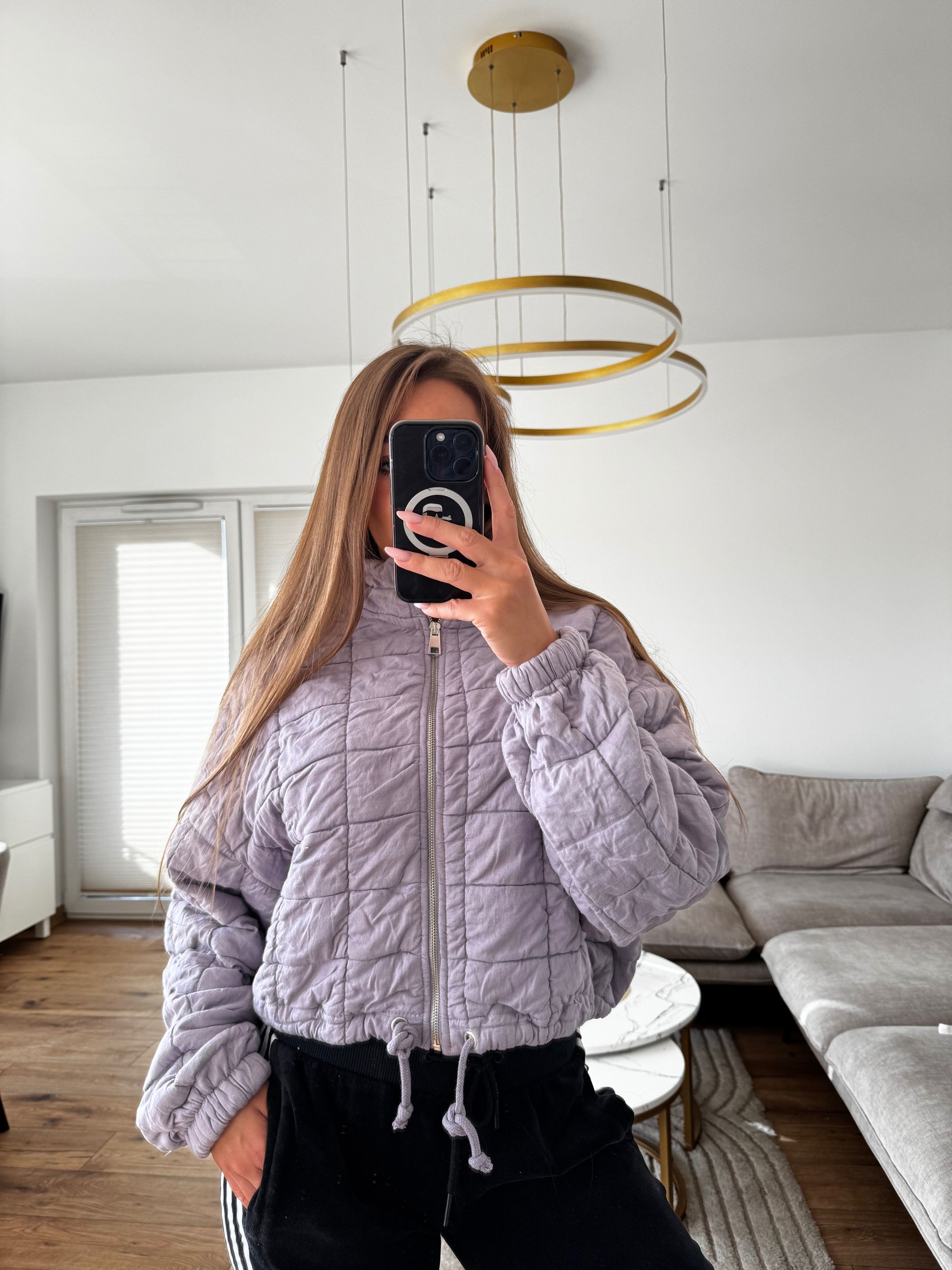 Fioletowa kurtka bomberka Pull&Bear roz. S