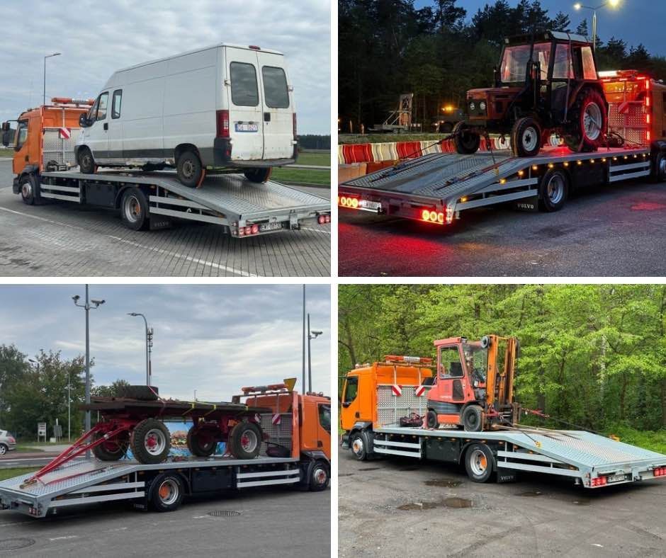 Laweta POMOC DROGOWA 24 Transport Traktorów, Przyczep,Samochodów