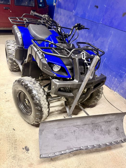 Quad 150 z pługiem Hummer pług