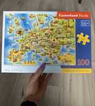 Puzzle Castorland 100 elementow - Mapa Europy