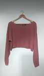 Sweter crop top Nasty Gal M oversize jesień