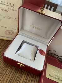 Cartier zestaw pudełko dokumenty do zegarka