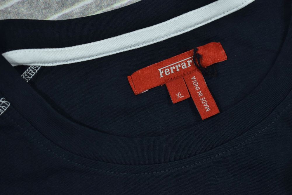 Ferrari Elastyczna Logowana Koszulka Męska / Xl