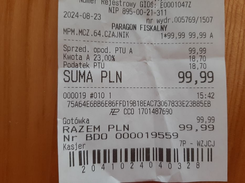 Czajnik elektryczny MPM  1 llitr