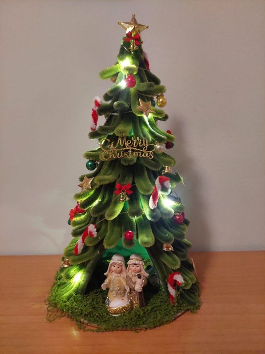 Árvores de natal artesanais