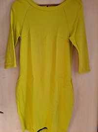 Cudna limonkowa sukienka firmy Solar r S