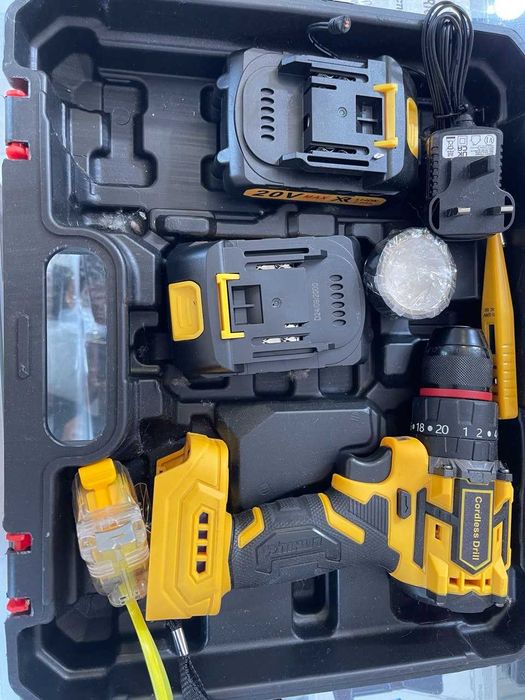 Шуруповерт Дрель 2аккумулятора НОВЫЙ комплект (Европа)