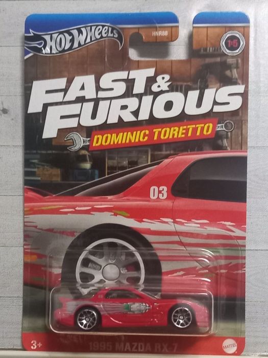 1995 mazda rx-7 fast furious hot wheels