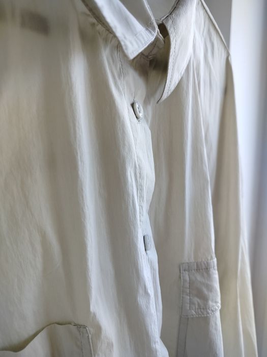 Zara koszula safari cargo zielona oversize XXL