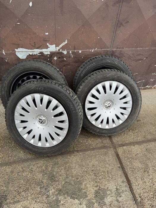 Koła zimowe opony 205 55r 16 vw audi seat skoda