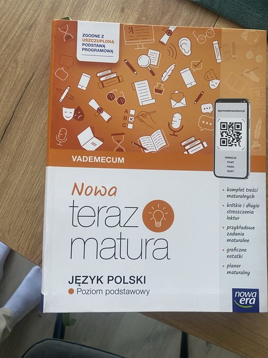 Język polski poziom podstawowy nowa teraz matura Nowa Era