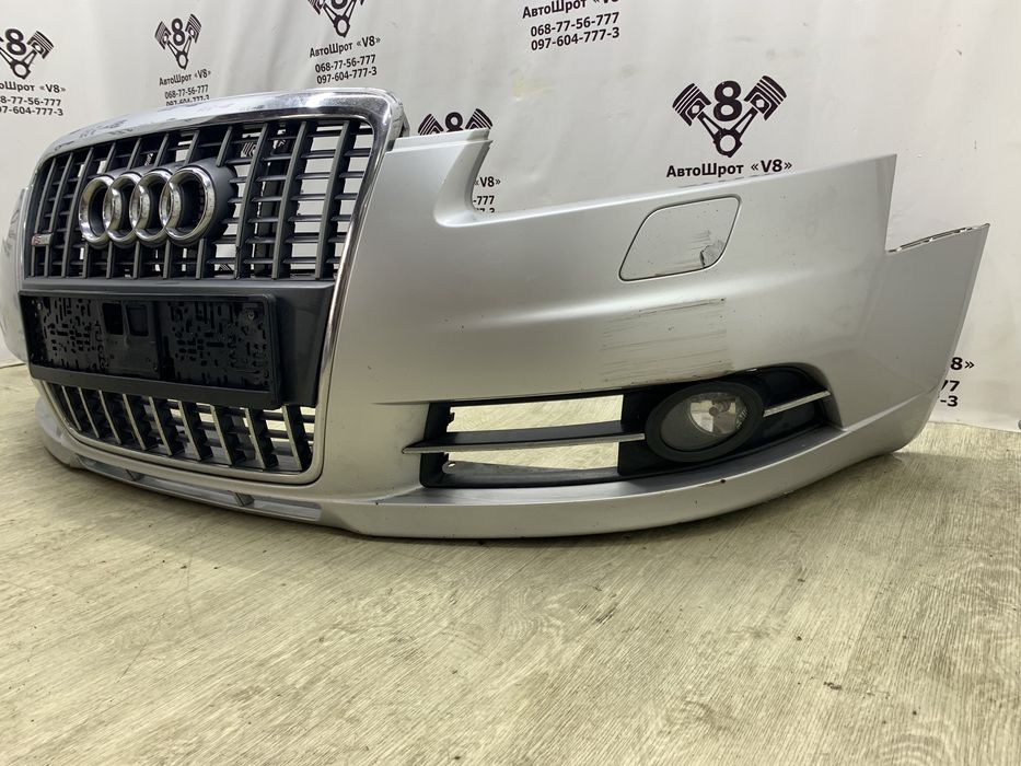 Бампер передній сірий S line AUDI Ауді Ауди A6 C6 С лайн