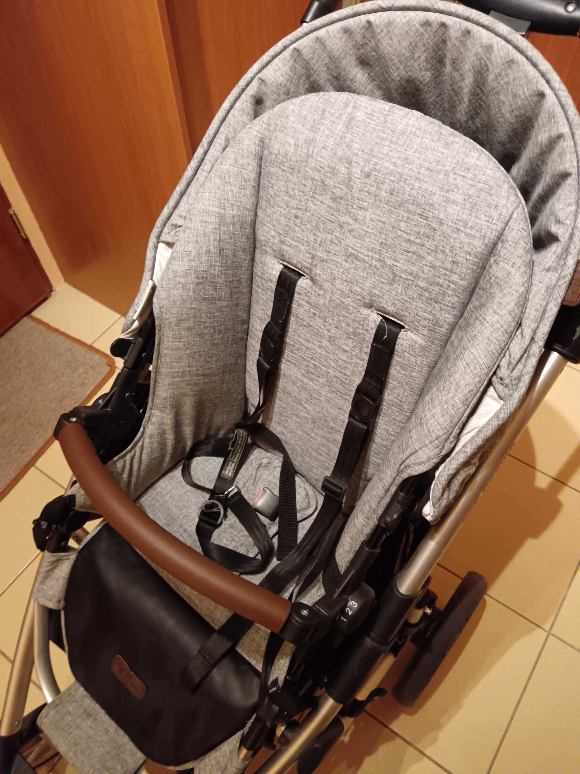 Wózek ABC DESIGN Salsa 4 – 2 w 1 szary